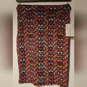 LuLaRoe Multicolor Geometric Skirt